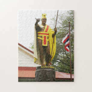 Staty för kung Kamehameha Pussel