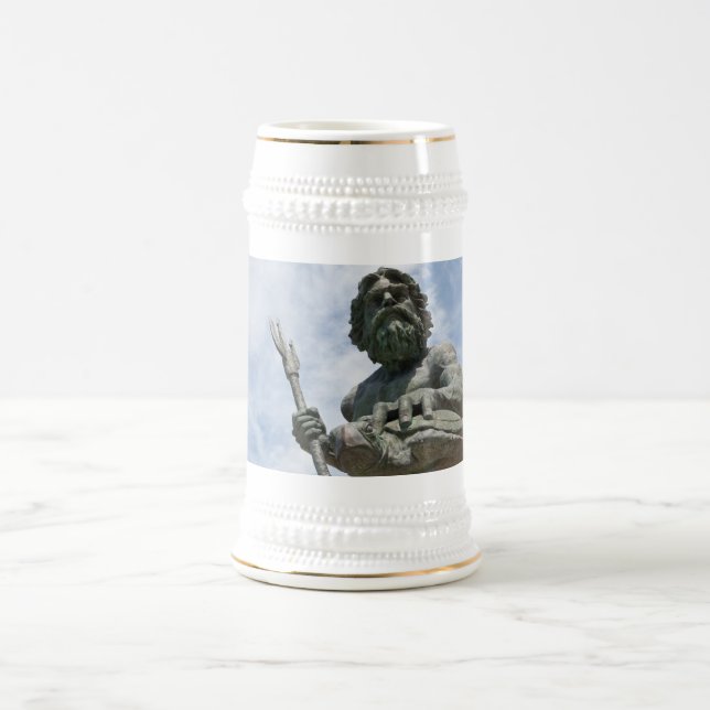 Staty för kung Neptune Virginia Beach Sejdel (Center)