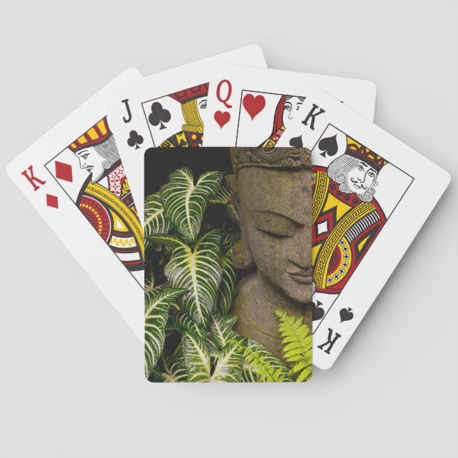 Staty i en trädgårds- information om läge: Chiang Casinokort (Baksidan)