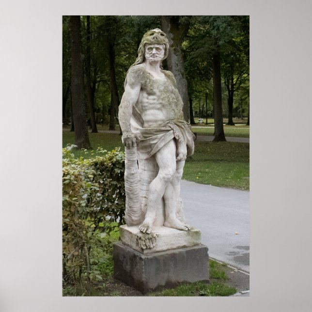 Staty i parken poster (Framsidan)