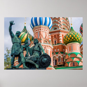 Staty och S:t Basils basilika Poster