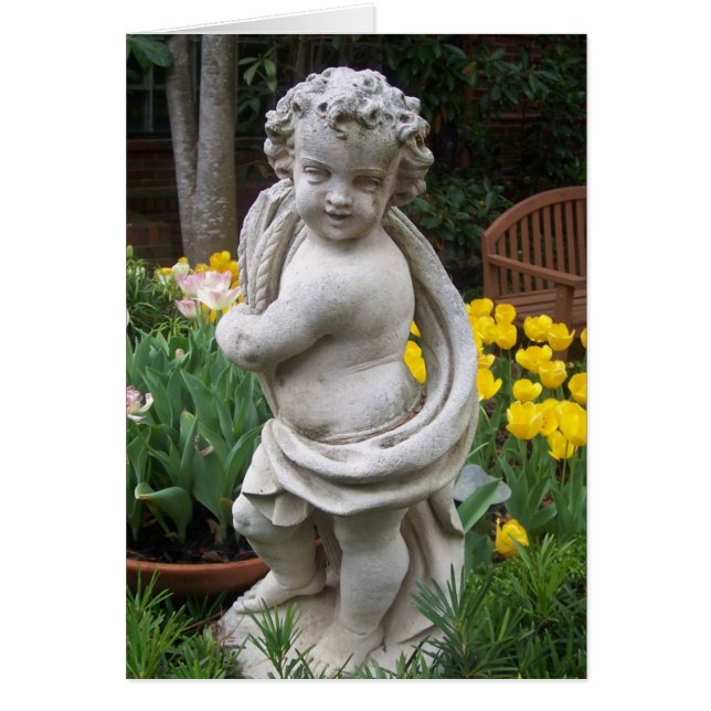 staty- och tulpankort hälsningskort (Framsidan)