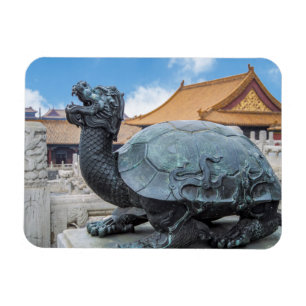 Staty of a turtle in the Forbidden City - Peking Magnet