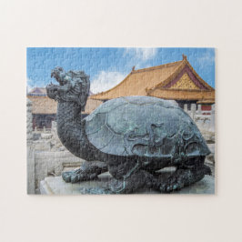 Staty of a turtle in the Forbidden City - Peking Pussel