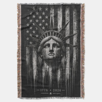 Staty över amerikansk flagga i nöd Liberty Filt