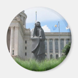 Staty på Oklahoma statlig huvudstad Magnet