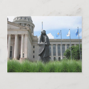 Staty på Oklahoma statlig huvudstad Vykort
