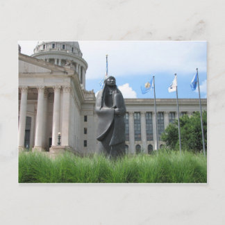 Staty på Oklahoma statlig huvudstad Vykort
