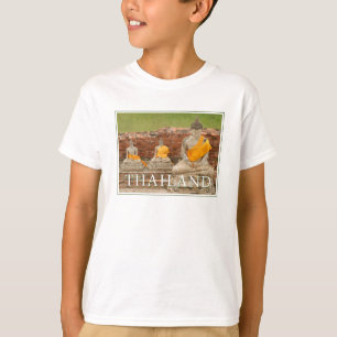 Statyer av sittande Buddhor Ayutthaya, Thailand T Shirt