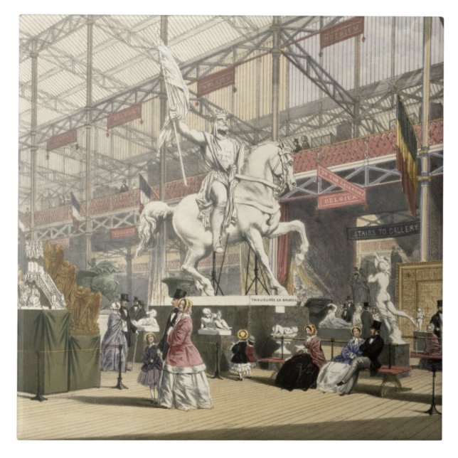 Statyer i Belgien delar upp av den underbara Kakelplatta (Framsidan)