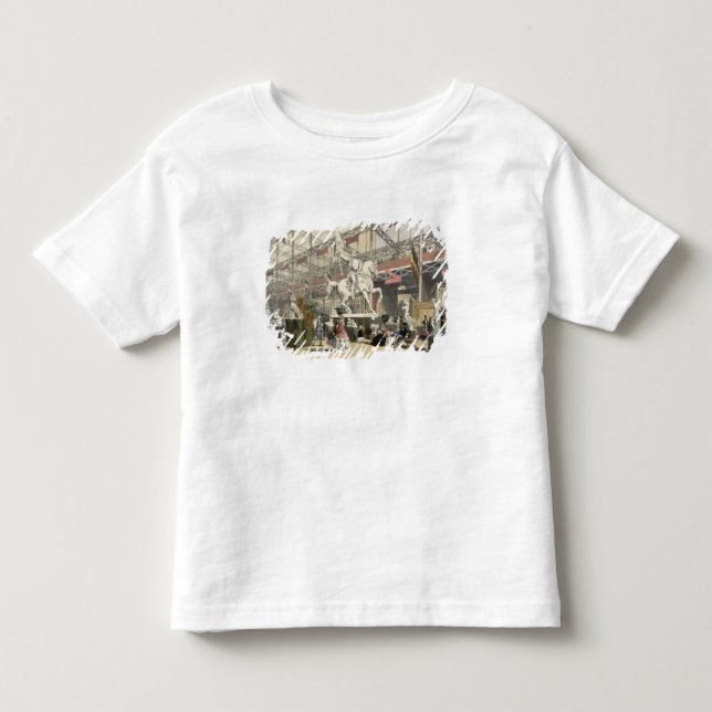 Statyer i Belgien delar upp av den underbara T-shirt (Framsida)