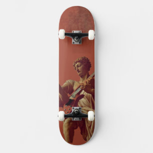 Statyer i Sten #2 Mini Skateboard Bräda 18,5 Cm