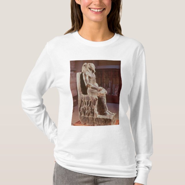 Statyn av Khafre installerar Tee Shirt (Framsida)