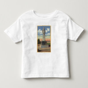 Statyn av Padre Garces i Garces cirklar Tee Shirt