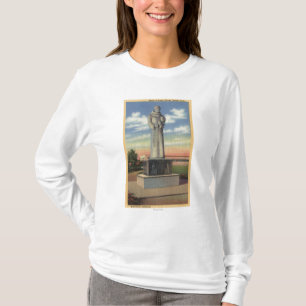 Statyn av Padre Garces i Garces cirklar Tee Shirt