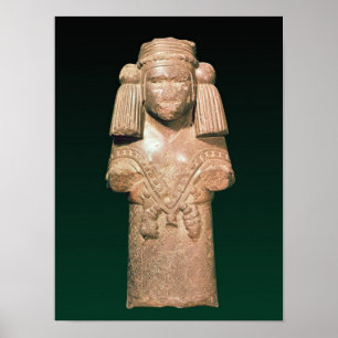 Statyn Coatlicue, den gamla jorden och mor Poster