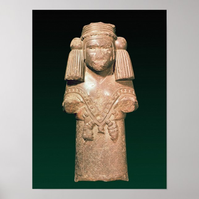 Statyn Coatlicue, den gamla jorden och mor Poster (Framsidan)