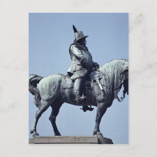 Statyn Equestrian Charles Gustav X , Vykort