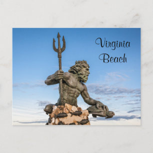 Statyvykort för kung Neptune Vykort