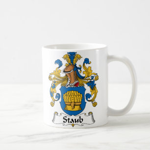 Staub familjvapensköld kaffemugg