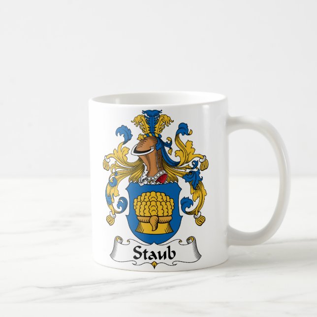 Staub familjvapensköld kaffemugg (Höger)