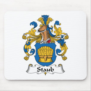Staub familjvapensköld musmatta