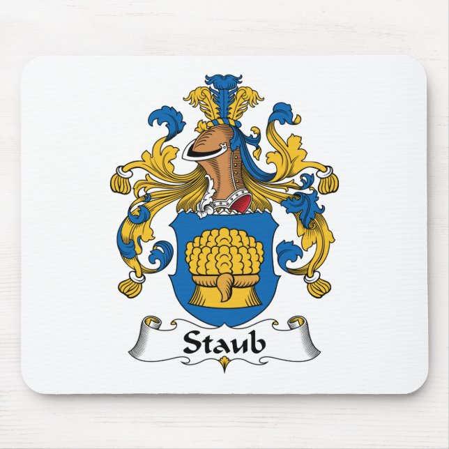 Staub familjvapensköld musmatta (Framsidan)