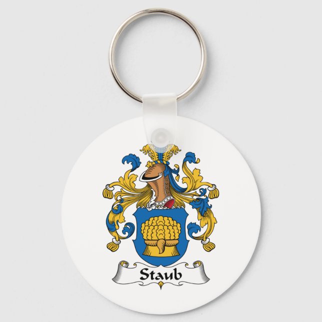Staub Family Crest Nyckelring (Framsida)