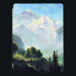 Staubbach Falls nära Lauterbrunnen Schweiz iPad Pro Skydd<br><div class="desc">Staubbach Falls nära Lauterbrunnen,  Schweiz - målning av Albert Bierstadt</div>
