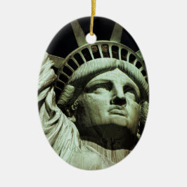 Staue of Liberty Julgransprydnad Keramik