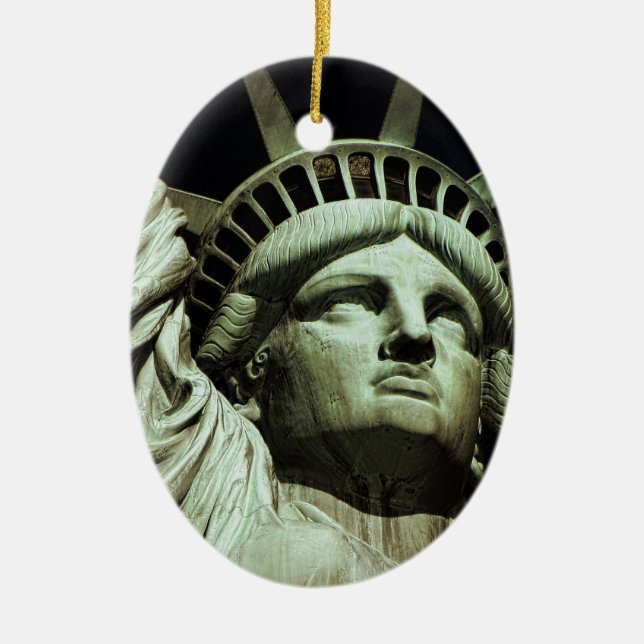 Staue of Liberty Julgransprydnad Keramik (Framsidan)