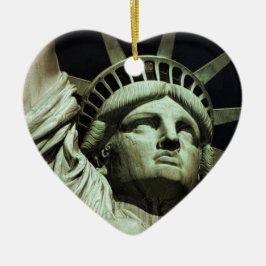 Staue of Liberty Julgransprydnad Keramik