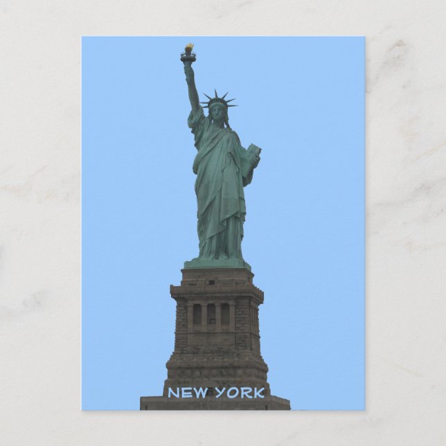 Staue of Liberty Postcard Anpassningsbar New York  Vykort (Framsida)