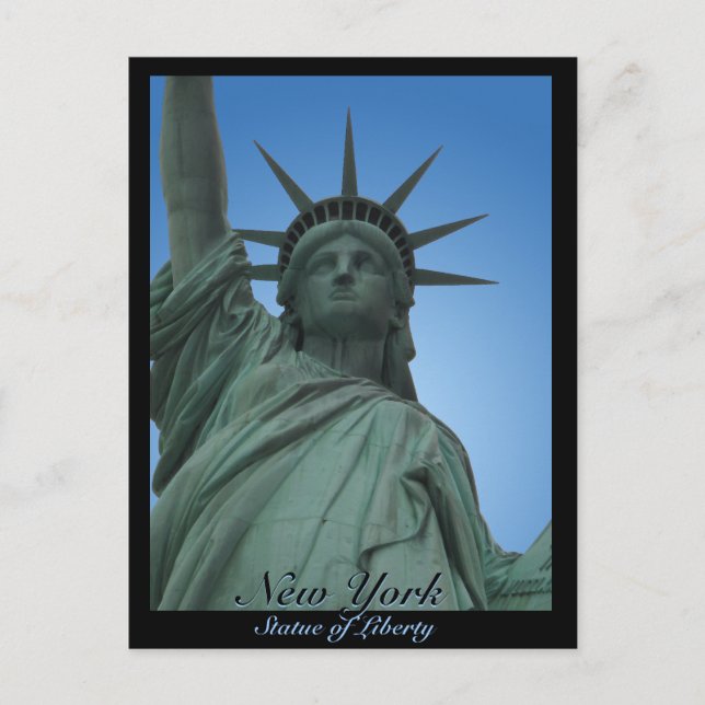 Staue of Liberty Postcard Anpassningsbar New York  Vykort (Framsida)