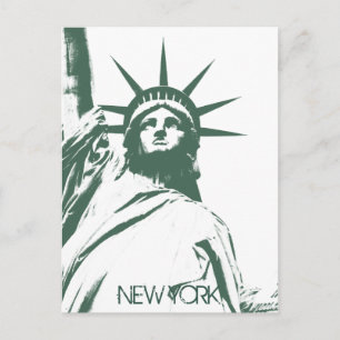 Staue of Liberty Postcard Anpassningsbar New York Vykort
