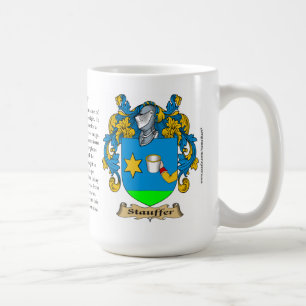 Stauffer namnger, ursprung, det menande och Cren Kaffemugg
