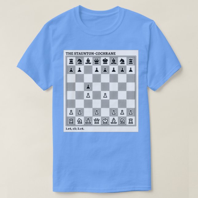 Staunton Cochrane, det sicilianska försvaret T Shirt (Design framsida)