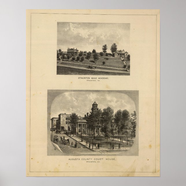 Staunton Male Academy Poster (Framsidan)