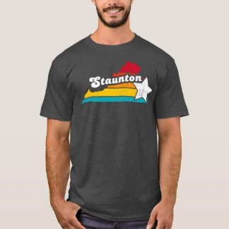 Staunton Virginia Vintage Distress Souvenir 2 T Shirt