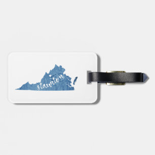 Staunton Virginia Wood Grain Bagagebricka