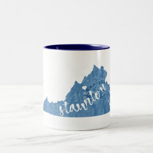 Staunton Virginia Wood Grain Två-Tonad Mugg