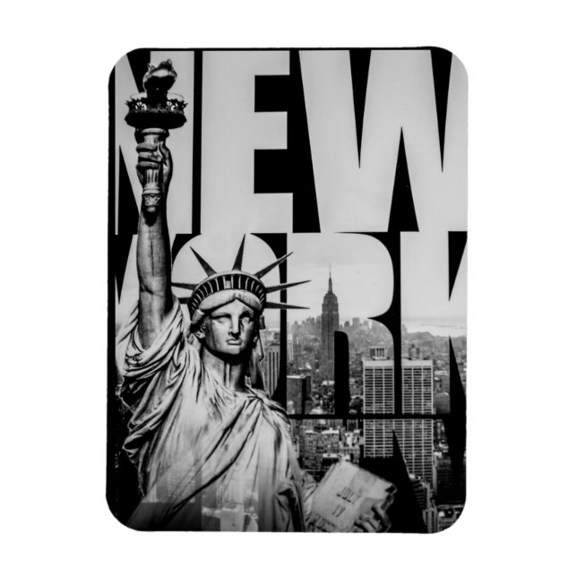 Staute of Liberty Vintage Magnet (Vertikal)