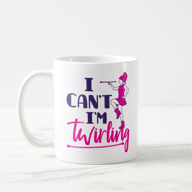 Stav Twirler jag kan inte jag snurrar Kaffemugg (Vänster)