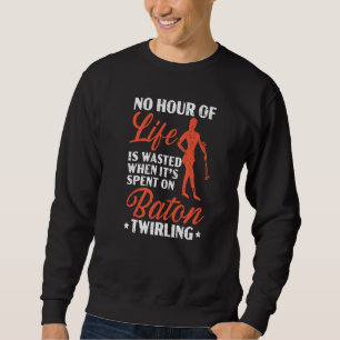 Stav Twist Gymnastik Majorett Stav Twistare Lång Ärmad Tröja