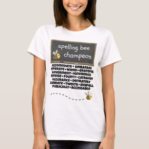 Stava felstavad ord för bi Champeon T Shirt
