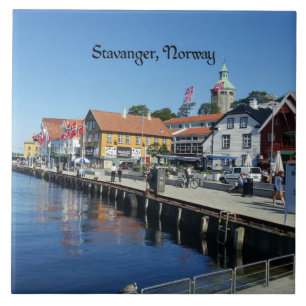 Stavanger, Norgens scenbild Kakelplatta