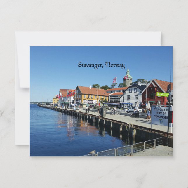 Stavanger, Norgens scenbild Kort (Framsida)
