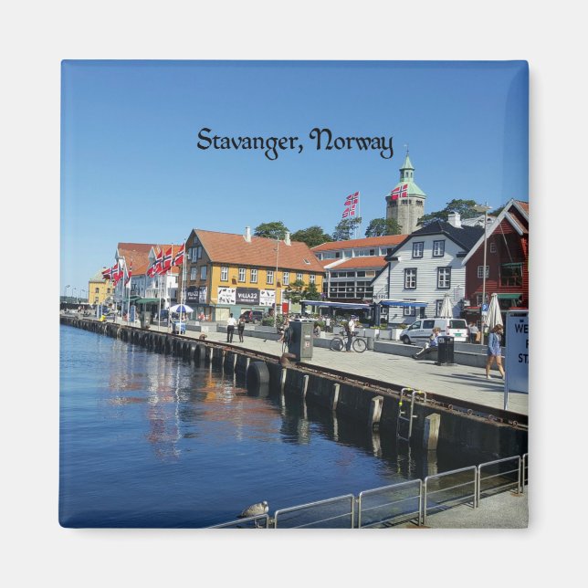 Stavanger, Norgens scenbild Magnet (Framsidan)