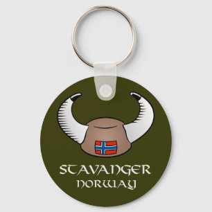 Stavanger norgeViking hatt Nyckelring