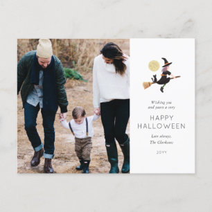 Stavat Halloween-fotokort Helg Vykort
